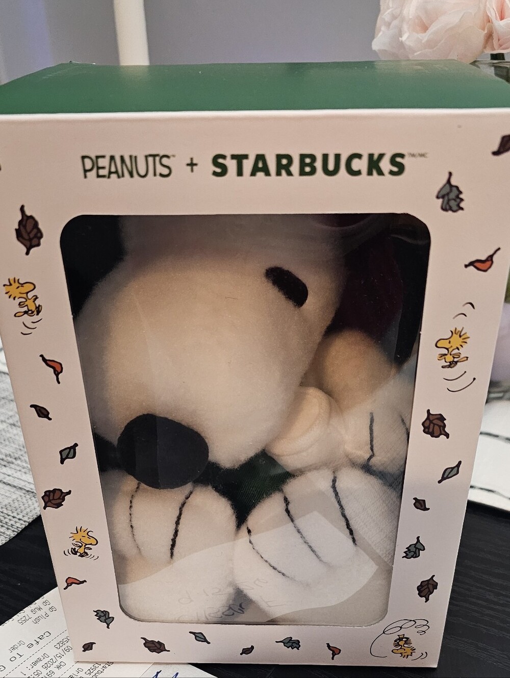 SNOOPY Plush Dog Toy - White Snoopy-STARBUCKS